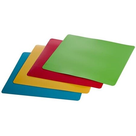 Progressive Progressive PCC404 Flexible Chopping Mats - Assorted Color; Set of 4 P7P-PCC404